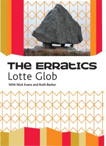 'The Erratics', invite card. Design: Sarah Tripp