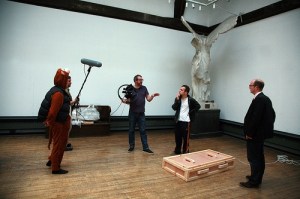 Filming of 'Magic Towards Your Face', Henry Coombes, Mackintosh Museum, GSA (2010) Photo: Janet Wilson