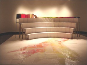 'The Ill-Tempered Waters' [performance], Tommy Grace & Kate Owens (2005), Cooper Gallery, DJCAD, Dundee, UK