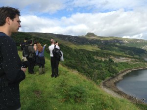 Group visit to Hallaig, 'Convocation: Colm Cille's Spiral Residency' (2013)