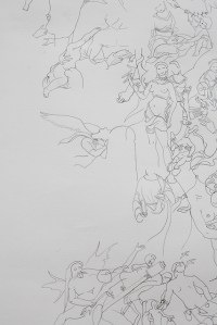 'Tribute to the history of art', Mariusz Tarkawian, 'Anticipating the Future', Mackintosh Museum, GSA (2013)