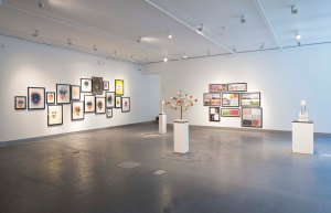 'Cabbages in an Orchard', Graham Fagen, installation view (2014). Reid Gallery, The Glasgow School of Art. Photo: McAteer.