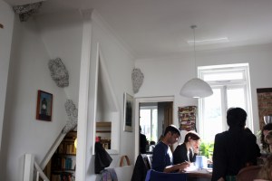 ‘Unbuilt Visitors’ (2013) Rachael Champion. Armature, pebbledash, fixings. HOUSE 3,  Photo: Mat Jenner