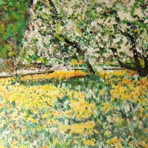 Detail, 'Park in bloom', (2014), Finlay Mackintosh