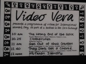 Slide from Dr Kate Dossett's presentation, image 'Vera Media'