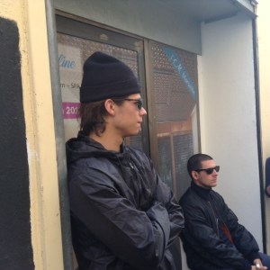 Security guards at La GAD Marseille Photo: Jenny Brownrigg