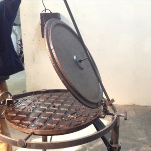 Julien Fargotten, 'real street food', Belgian waffle maker Photo: Jenny Brownrigg