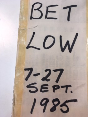 Bet Low, from CCA Glasgow archive