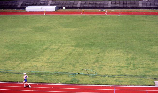 Ultra marathon race, Edinburgh (2000) Photo: Jenny Brownrigg